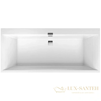 квариловая ванна villeroy & boch squaro edge 12 ubq180sqe2dv-01 180х80 см, альпийский белый