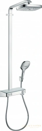 душевая система hansgrohe raindance select e 300 2jet showerpipe 27126000 хром