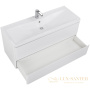 тумба под раковину belbagno albano albano-1200-2c-so-bl 120 см подвесная, bianco lucido