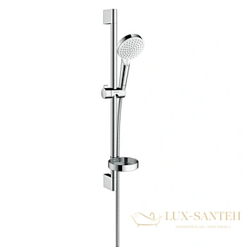 душевой гарнитур hansgrohe crometta vario 650 26553400 с мыльницей, хром