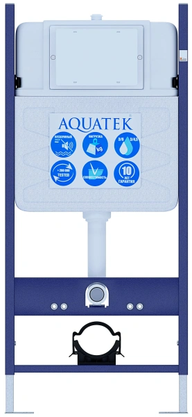 инсталляция для подвесного унитаза aquatek eco standart 50 ins-0000014