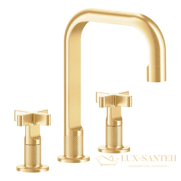 смеситель для раковины gessi inciso+ 58113.246, gold pvd