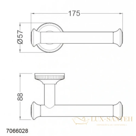 бумагодержатель schein superior 7066028, хром