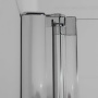 душевая дверь cezares elena elena-w-b-11-60+80-c-cr 140 см профиль хром, стекло прозрачное
