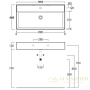 раковина simas agile ag91 bi*1 91x46 см, белый