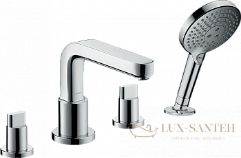 смеситель для ванны hansgrohe metris s 31443000, хром