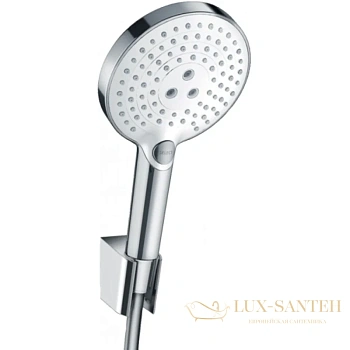 душевой гарнитур hansgrohe raindance select s 26701400 белый - хром