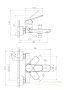 смеситель cersanit flavis для ванны, 63035, цвет хром