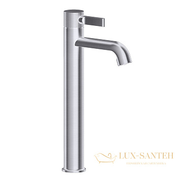 смеситель для раковины высокий gessi inciso 58004.149,  finox brushed nickel