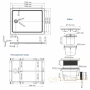 акриловый поддон wasserkraft amper 29t07u 120x90 см, белый