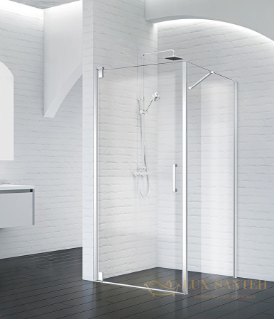 душевой уголок belbagno marmi marmi-a-1-100-c-cr 100х100 см профиль хром, стекло прозрачное 