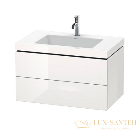 тумба с раковиной duravit l-cube lc6927o2222 800х480х500 мм, белый