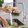 смеситель grohe essence 30270da0 для мойки, теплый закат глянец