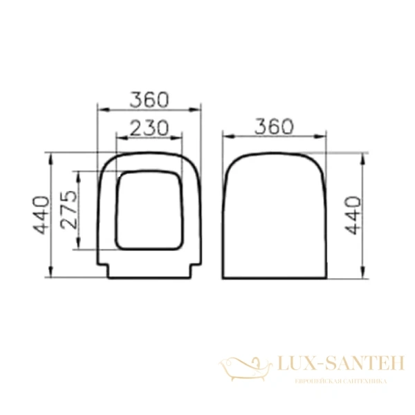 крышка-сиденье vitra s20 77-003-009 с микролифтом, белый