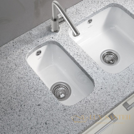 кухонная мойка villeroy & boch cisterna 26 670701kg ceramicplus 260х440 мм, белый