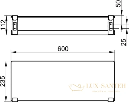 полка для полотенец keuco plan 14975010000