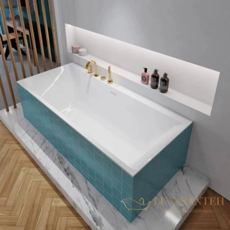 квариловая ванна villeroy & boch subway 3.0 ubq180sbw2dv-01 180х80 см, альпийский белый