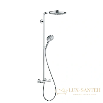 душевая система hansgrohe raindance select s 27129000 240 мм 2jet showerpipe, ½’ хром