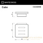 мыльница подвесная whitecross cubo cu2420nib, брашированный никель