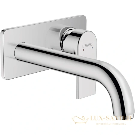 смеситель для раковины настенный излив 204 см hansgrohe vernis shape 71578000 хром