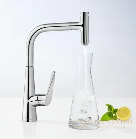 смеситель hansgrohe talis select s 72821000 для кухонной мойки