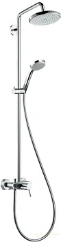 душевая система hansgrohe croma 220 showerpipe 27222000 хром