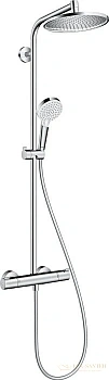 душевая стойка hansgrohe crometta s 240 1jet showerpipe 27267000 хром