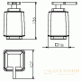 дозатор langberger melvin 32021a-01-00, хром