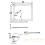 душевой поддон bette ultra 5940-000 t1 1000х1000 мм шумоизоляция, с полистироловой подушкой, белый