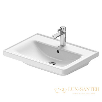 раковина duravit d-neo 2367650000 650х480 мм, белый