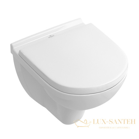 подвесной унитаз villeroy & boch o.novo 5688 h1 r1 compact, ceramicplus, белый