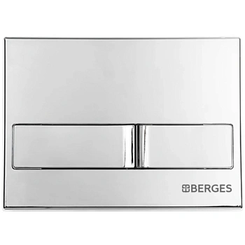 кнопка berges line 040013 для инсталляции novum l3, глянцевый хром