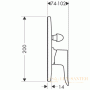 смеситель для ванны hansgrohe metris 31484000, хром