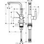 смеситель hansgrohe metris s 31159000 для раковины