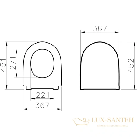 сиденье vitra nest 220-003r409 для унитаза с микролифтом, белый