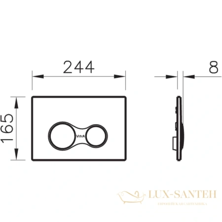 комплект vitra sento 9830b003-7207 подвесной унитаз + система инсталляции, белый