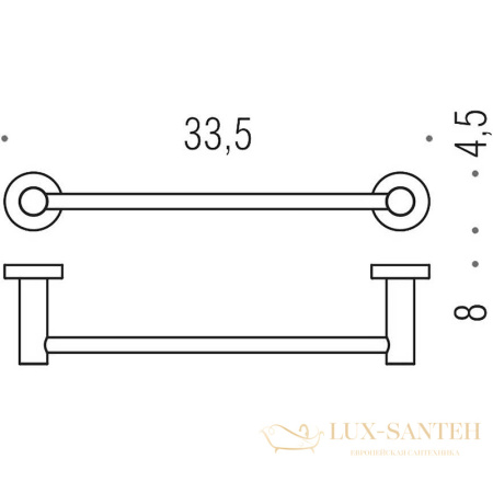 полотенцедержатель colombo design plus w4909.hps1, zirconium