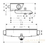 термостат hansgrohe ecostat select хром 13141000, хром