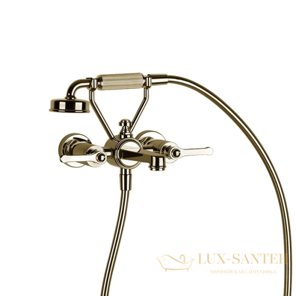 смеситель gessi venti20 65113.710 для ванны, brass pvd