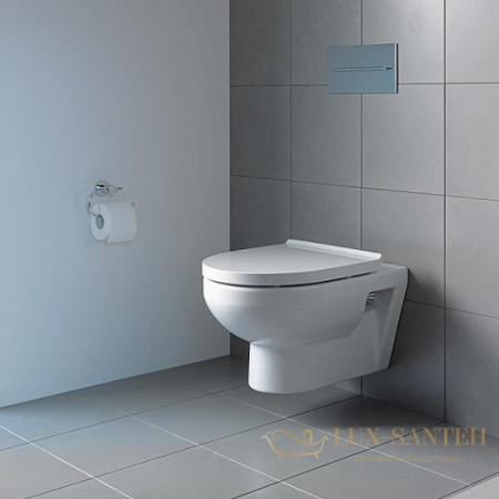 подвесной безободковый унитаз duravit no.1 45620900a1 rimless, белый