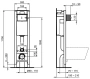 унитаз подвесной с инсталляцией ideal standard eurovit w660101