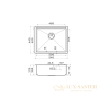 кухонная мойка omoikiri kasen 54-16 int in нерж.сталь х нержавеющая сталь, 4997059