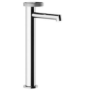 смеситель высокий gessi anello 63304.031 для раковины, хром