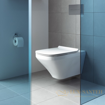 подвесной безободковый унитаз duravit durastyle 45520900a1, белый