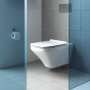 подвесной безободковый унитаз duravit durastyle 45520900a1, белый