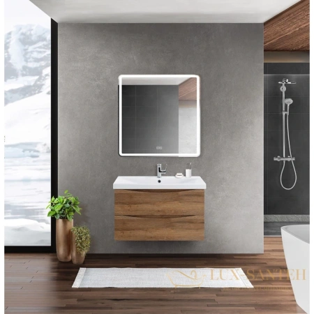 тумба belbagno marino marino-cer-700-2c-so-rr-p 66,4 см, rovere rustico