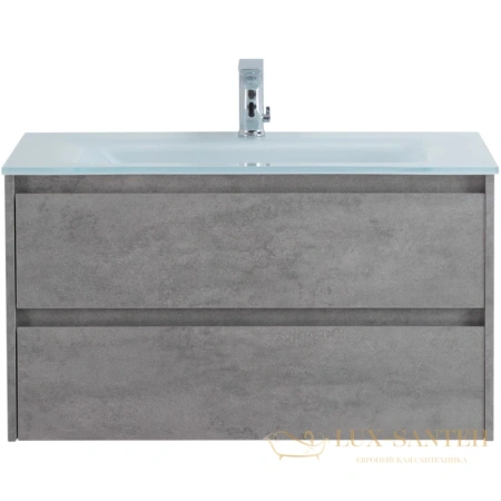 тумба belbagno kraft kraft-1000-2c-so-cg 100 см, cemento grigio