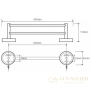 полотенцедержатель 65,5 см bemeta omega 104104052, хром