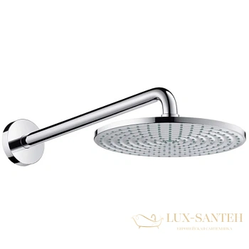 верхний душ hansgrohe raindance s 27474000 240 1jet, держатель 390 мм, ½’ хром