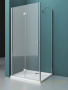 душевой уголок belbagno albano albano-ash-1-80/100-c-cr 80х100 см профиль хром, стекло прозрачное 